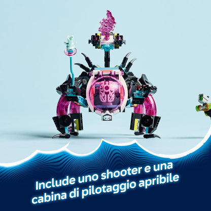 LEGO DREAMZzz 2in1 Mateo vs. Cyber Brain Mech - Modular Robot Toy for 8+ Year Old Boys & Girls - Rebuilds into a Scorpion Figure - incl. a Minifigure and a Dreamling - Creative Gift Idea 71495