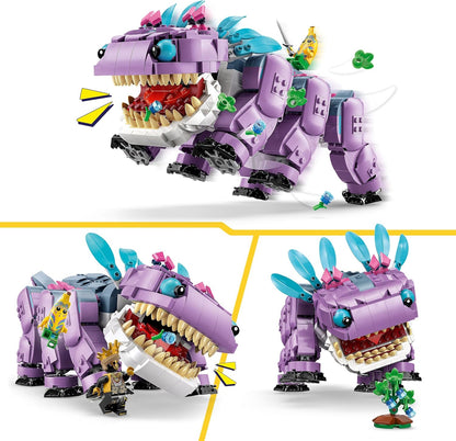 LEGO Fortnite Klombo Toy - Play & Display Dino Figure with Oro and Island Peely Minifigures, plus Accessories - Gamer Gift for 10+ Year Old Boys, Girls & Fans - 77077