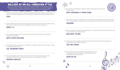 The Unofficial Olivia Rodrigo Activity Book