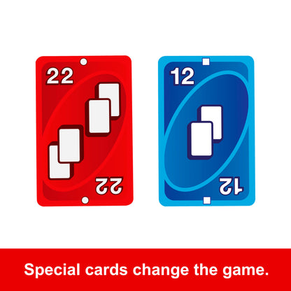 Games UNO Zero Card Game for Kid, Adult & Family Nights, Parties & Travel, Includes Deck & Scorecard
