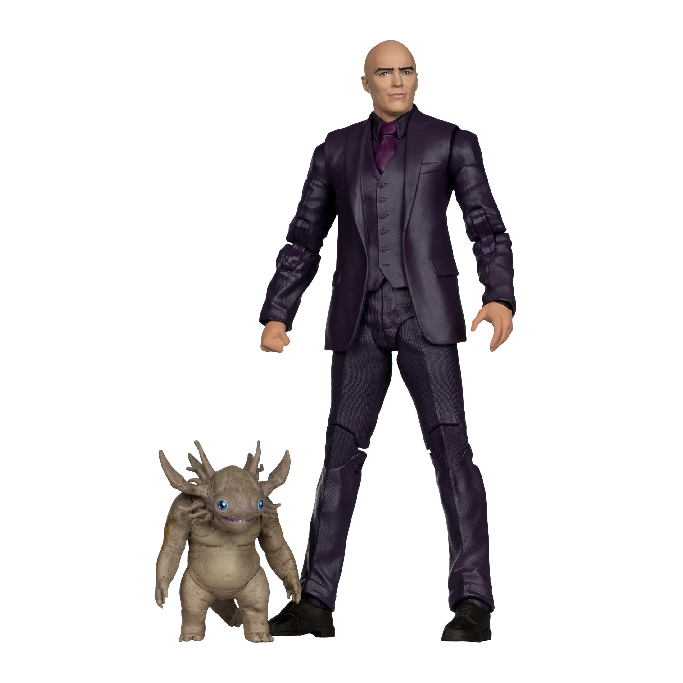 McFarlane Toys - DC Multiverse Lex Luthor y Baby Kaiju (película de Superman) Figura de acción de 7 pulgadas (edición teatral de lujo