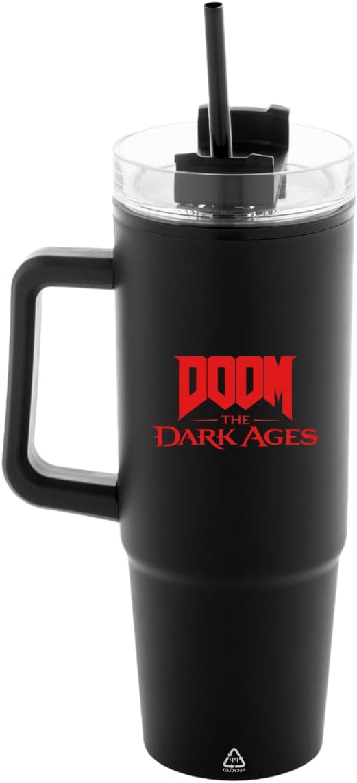 DPI Merchandising Doom: The Dark Ages Insulated Mug Shield Black/Red