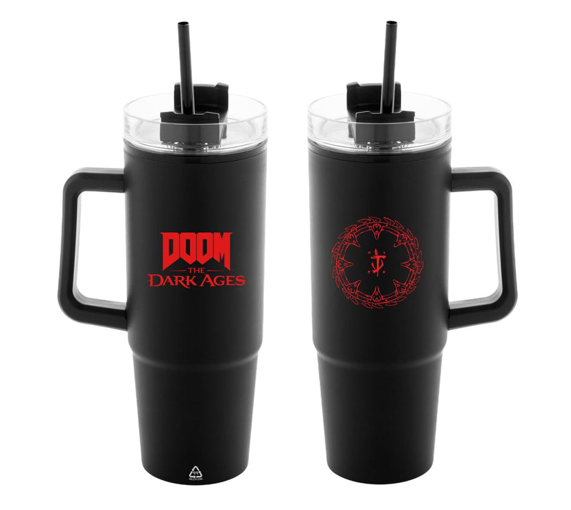 DPI Merchandising Doom: The Dark Ages Insulated Mug Shield Black/Red