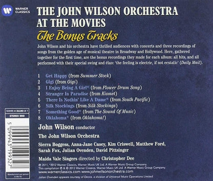 John Wilson Orchestra At The Movies-The Bonus Trac