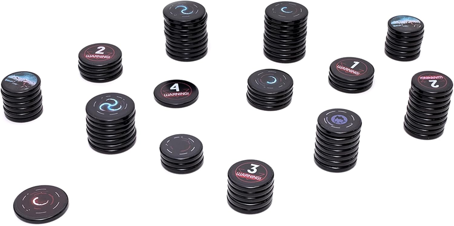 Awaken Realms | Nemesis - Deluxe Acrylic Tokens | Board Game Accessory | Ages 14+