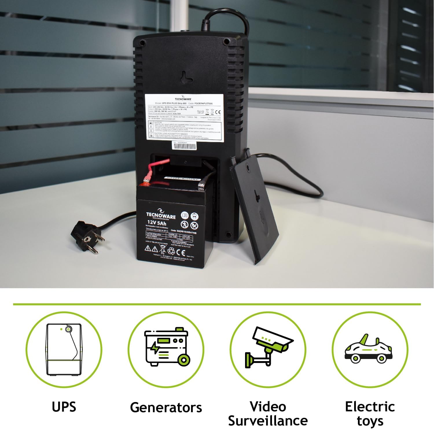 Batteria Tecnoware 12V 5Ah
