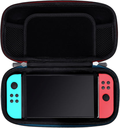 Trust. com GXT 1248 Hardcase voor Nintendo Switch, blauw/rood
