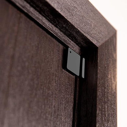 Shelly BLU Door/Window Zwart – Bluetooth Deur-/Raamcontactsensor│ Huisbeveiligingsalarm│ Licht- en Kantelsensor│ Batterijlevensduur 2 Jaar│ Versleutelde Communicatie