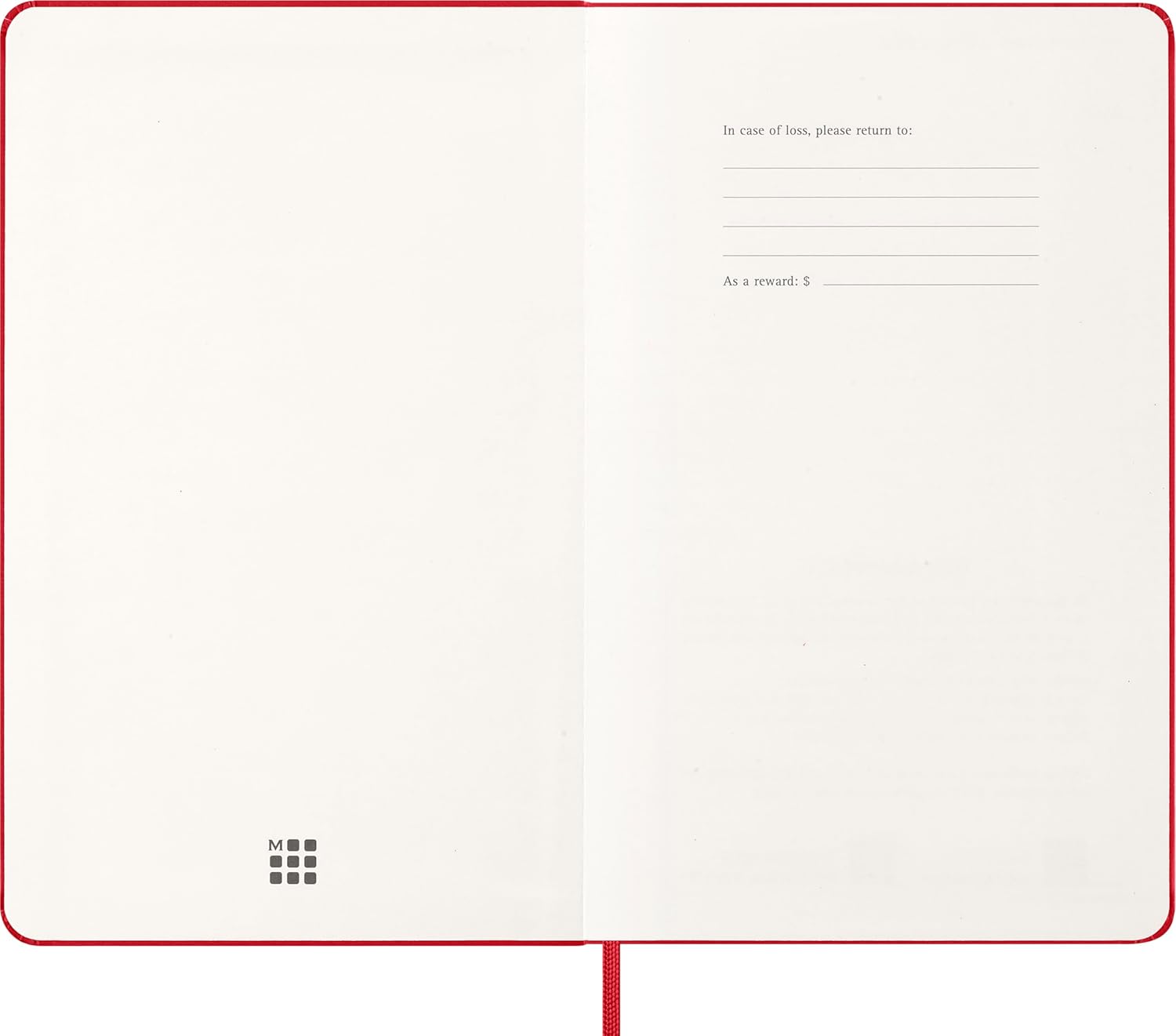 Moleskine Daily Planner, Daily Agenda 2026 12 Months, With Hard Cover and Elastic Closure, Large Format 13x21, Red Color