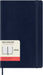 Moleskine Daily Planner, Daily Agenda 2026 12 Months, With Soft Cover and Elastic Closure, Large Format 13x21, Blue Color