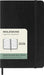 Moleskine Weekly Planner, Horizontal Weekly Agenda 2026 12 Months, With Soft Cover and Elastic Closure, Pocket Size 9x14, Black Color