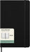 Moleskine Weekly Planner, Agenda Semanal Vertical 2026 12 Meses, Tapa Dura y Cierre Elástico, Color Negro, Formato Grande 13x21 cm