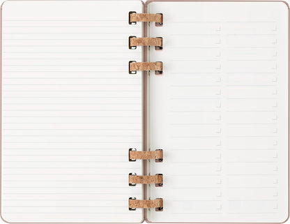 Moleskine Life Planner 2026, Weekly and Monthly Spiral Agenda 12 Months, Hard Cover and Elastic Closure, Almond Color, Large Size 13x21 cm