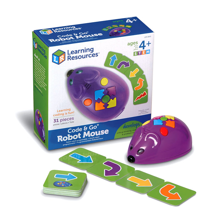 Learning Resources STEM Code & Go Robot Muis 31-Stuk Set