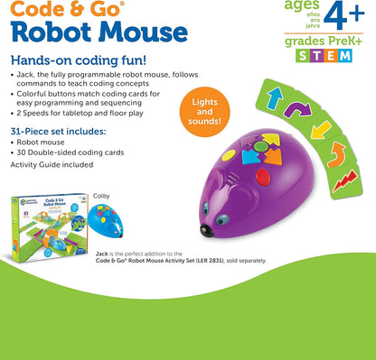Learning Resources - Code & Go® Robot Mouse - (Lsp2841-Sca)