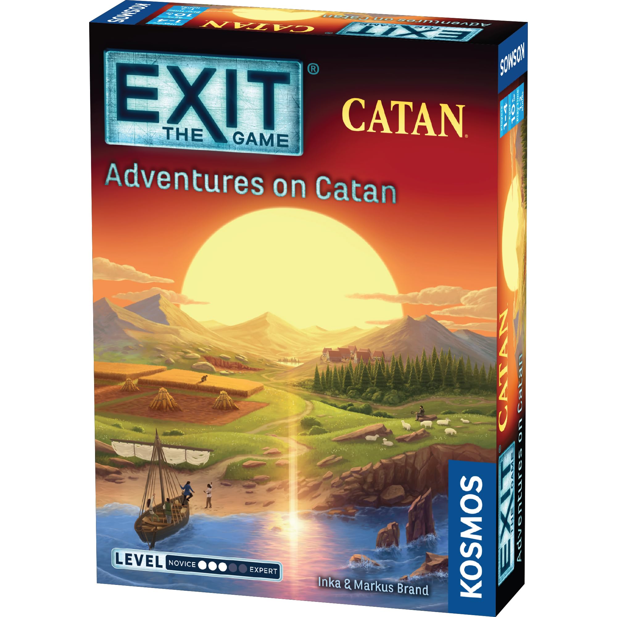 Thames & Kosmos EXIT – Adventures on Catan Card Game | Escape Room Strategy for Adults & Kids | 1–4 Players | Ages 10+ | Catan Mystery Puzzle Game | Family Game Night Edition