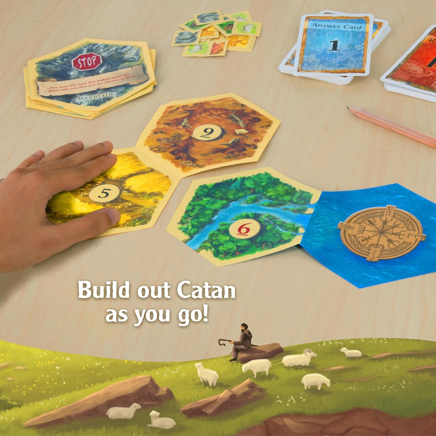 Thames & Kosmos EXIT – Adventures on Catan Card Game | Escape Room Strategy for Adults & Kids | 1–4 Players | Ages 10+ | Catan Mystery Puzzle Game | Family Game Night Edition