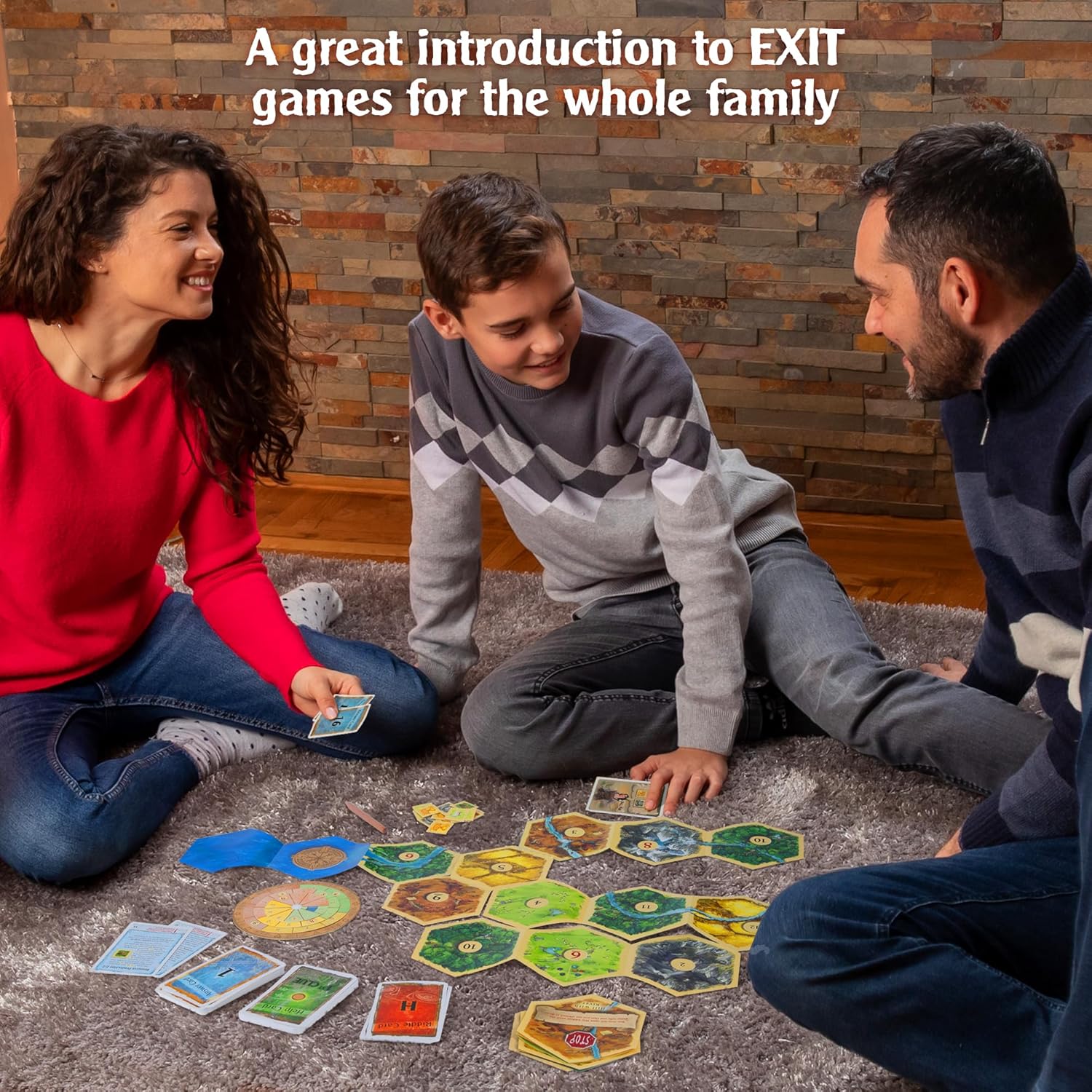 Thames & Kosmos EXIT – Adventures on Catan Card Game | Escape Room Strategy for Adults & Kids | 1–4 Players | Ages 10+ | Catan Mystery Puzzle Game | Family Game Night Edition