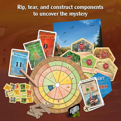 Thames & Kosmos EXIT – Adventures on Catan Card Game | Escape Room Strategy for Adults & Kids | 1–4 Players | Ages 10+ | Catan Mystery Puzzle Game | Family Game Night Edition