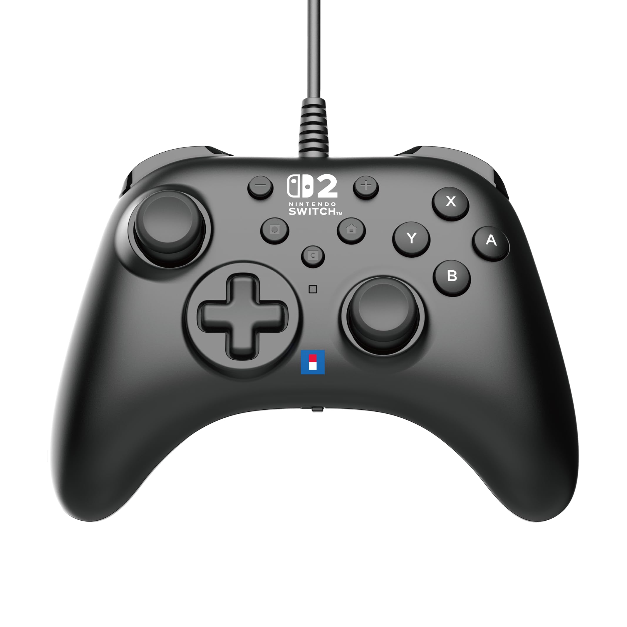 HORI HORIPAD Turbo (Black) Wired Controller for Nintendo Switch 2 - Officially Licensed by Nintendo
