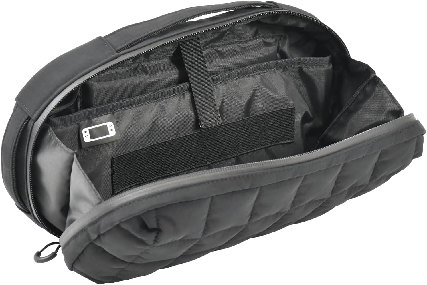 HORI Puff Pouch (Black) Carrying Pouch for Nintendo Switch 2 - Officially Licensed by Nintendo