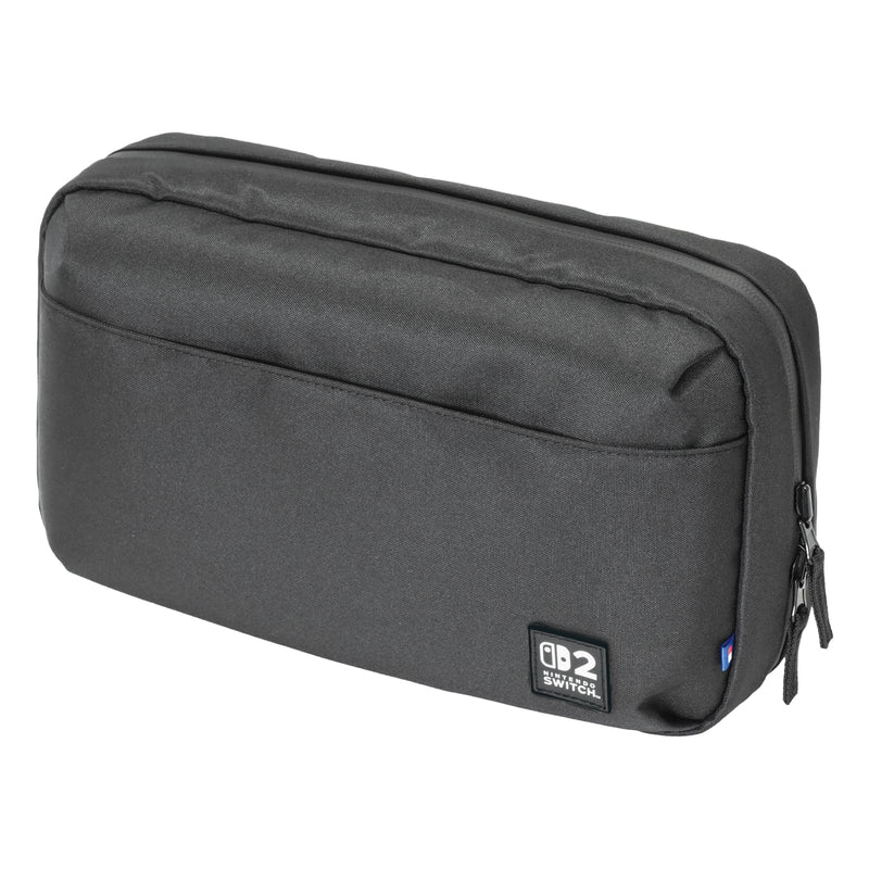 HORI Reversible Travel Pouch (Black) Carrying Pouch for Nintendo Switch 2 - Officially Licensed by Nintendo
