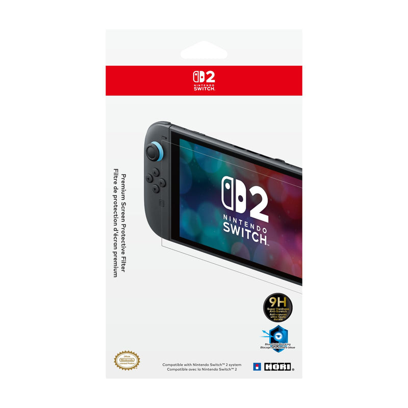 Hori - Premium Screen Protective Filter For Nintendo Switch 2 - Transparent