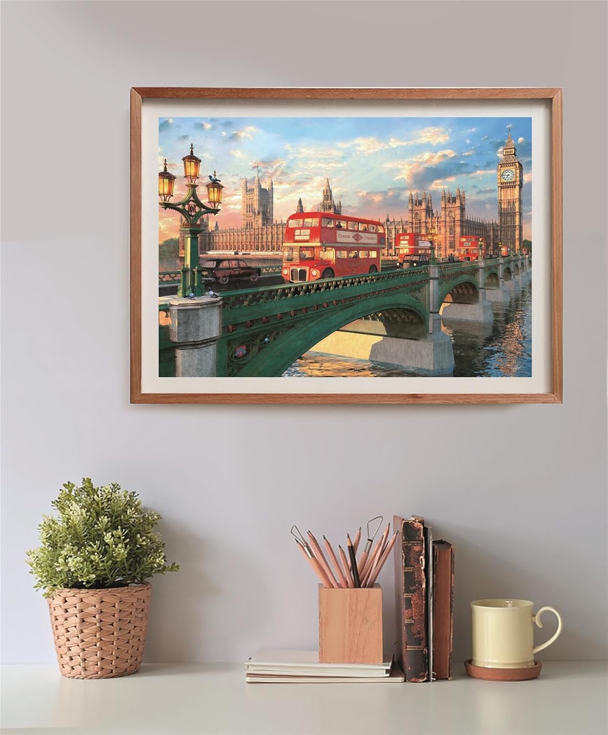 Clementoni - Puzzel met 500 stukjes voor volwassenen en jongens, collectie, thema Westminster Bridge met Big Ben, compacte doos met poster, cadeau-idee, made in Italy, 70 x 50 cm, 35575