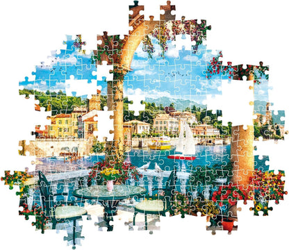Balcony View Of Lake Como HQC (1000 stukjes) (Puzzle)