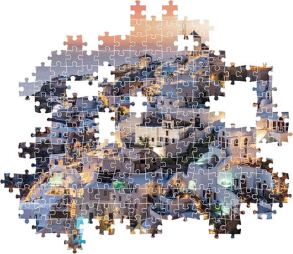 Clementoni Puzzel met 1000 stukjes High Quality Collection Santorini - puzzel voor volwassenen, 39885