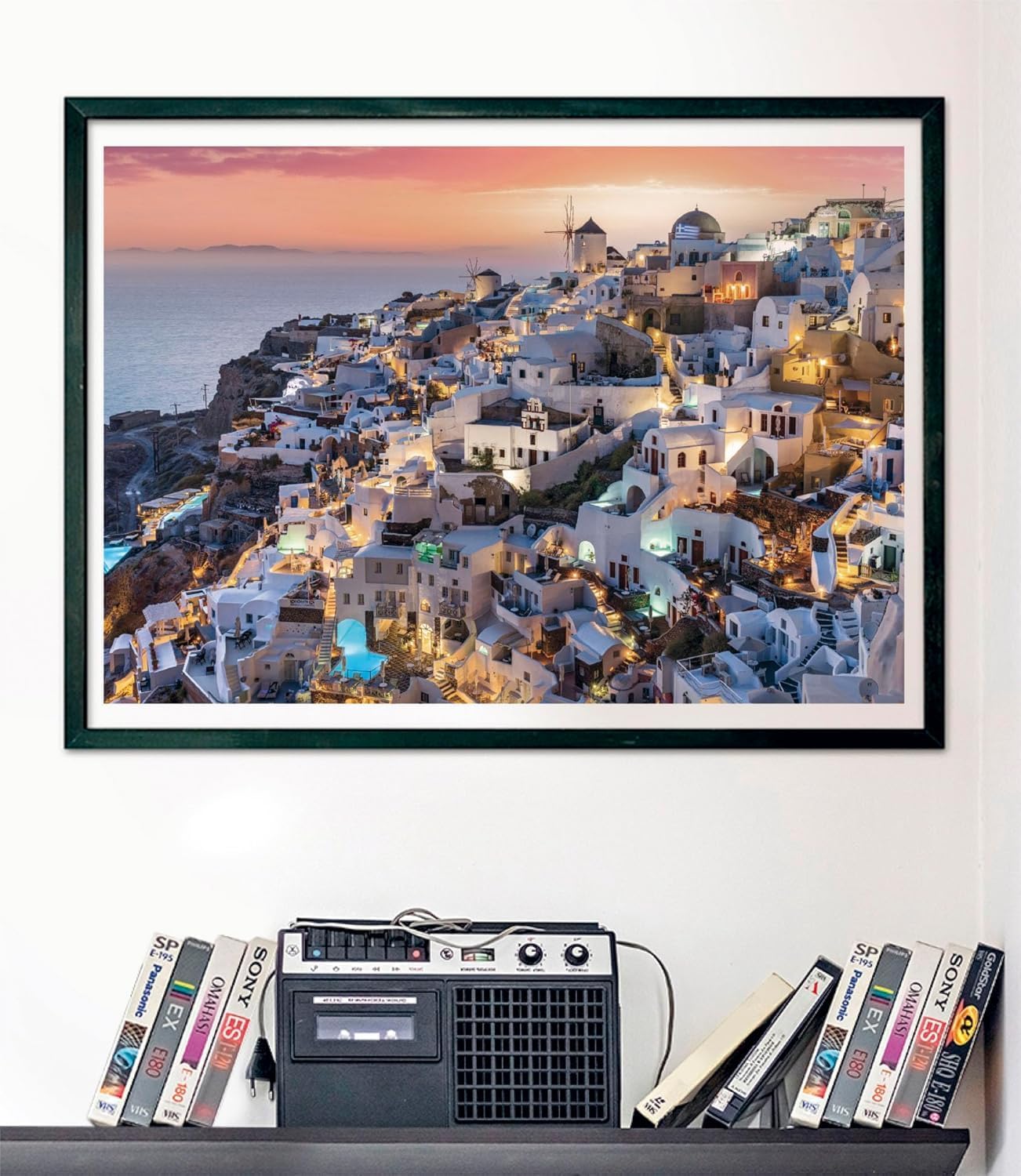 Clementoni Puzzel met 1000 stukjes High Quality Collection Santorini - puzzel voor volwassenen, 39885