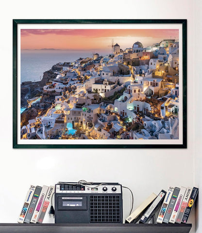 Clementoni Puzzel met 1000 stukjes High Quality Collection Santorini - puzzel voor volwassenen, 39885
