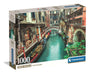 Clementoni - Puzzel met 1000 stukjes voor volwassenen en jongens, collectie, themakanalen van Venetië, met poster, compacte doos, cadeau-idee voor dames en heren, Made in Italy, 70 x 50 cm, 39945