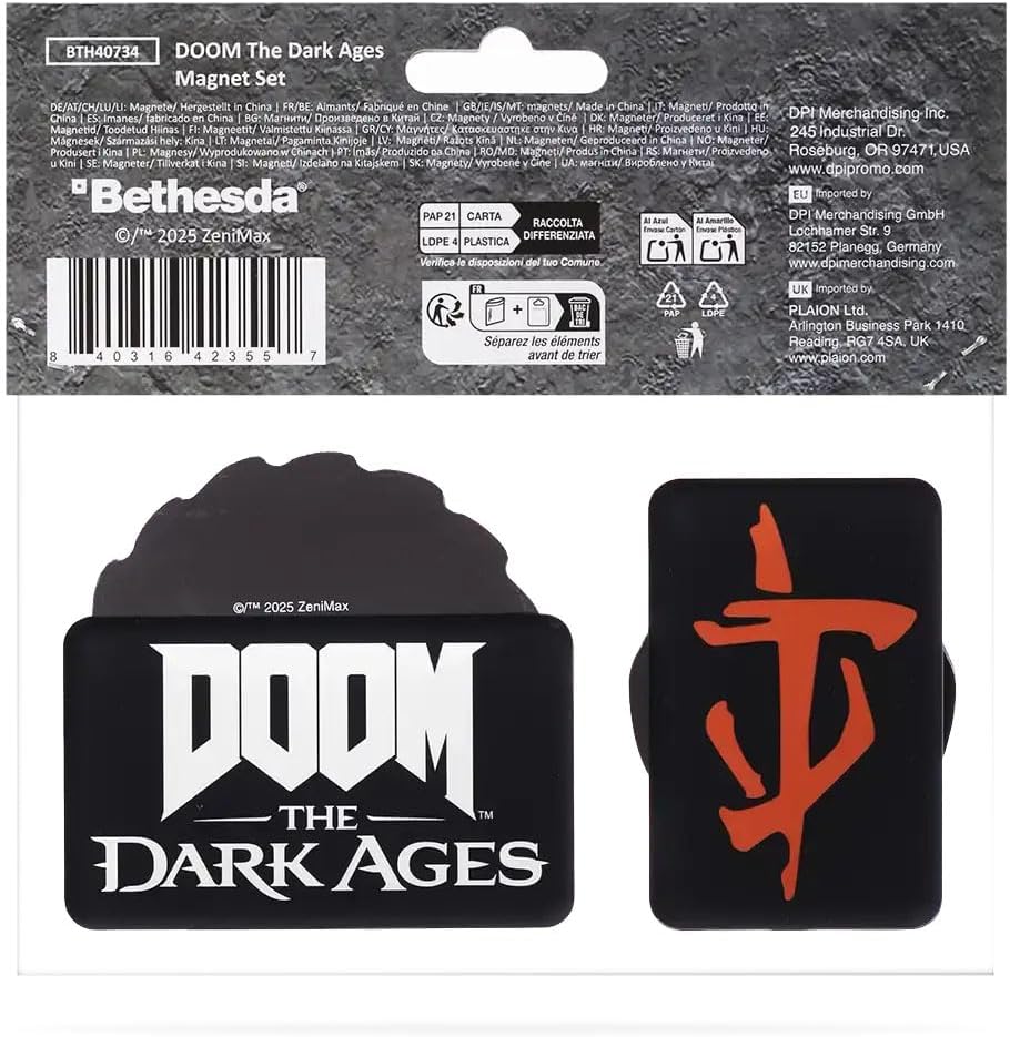 DOOM: The Dark Ages Magnet Set "Icons"