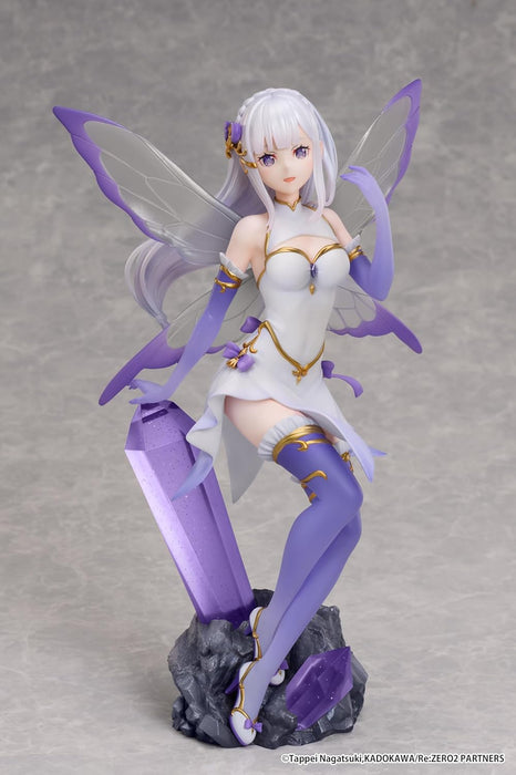 el COCO Emilia Jewel Princess Ver. Statue 9" re:Zero Starting Life in Another World 1/7 Scale