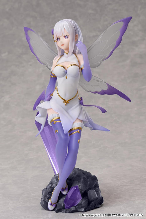 el COCO Emilia Jewel Princess Ver. Statue 9" re:Zero Starting Life in Another World 1/7 Scale