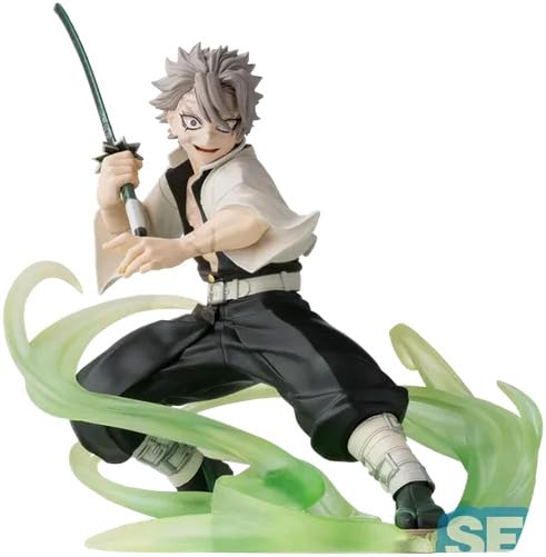 Demon Slayer: Kimetsu No Yaiba Xross Link Anime Pvc Statue Sanemi Shinazugawa Hashira Training Arc 12 Cm