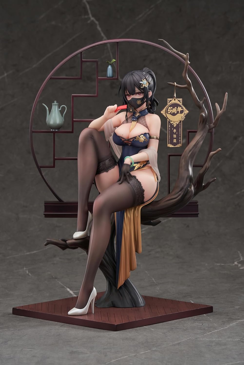 Original Character Statuette PVC 1/7 Xiami China Dress Genboku Ver. 26 cm