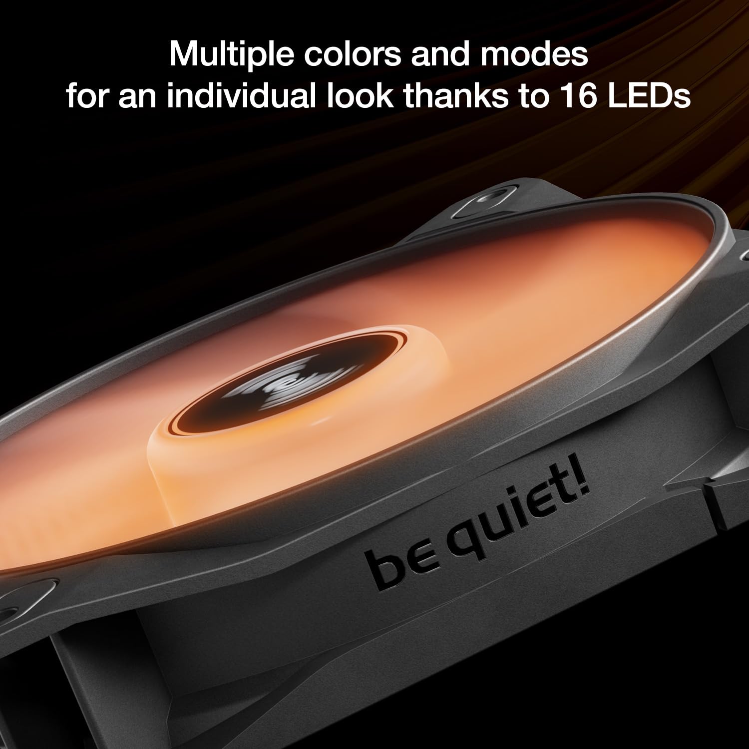 be quiet! Light Wings LX 120mm PWM Quiet PC Case Fan | Reverse Blade | Black | BL132
