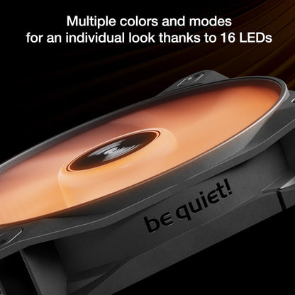 be quiet! Light Wings LX 120mm PWM Quiet PC Case Fan | Reverse Blade | Black | BL132