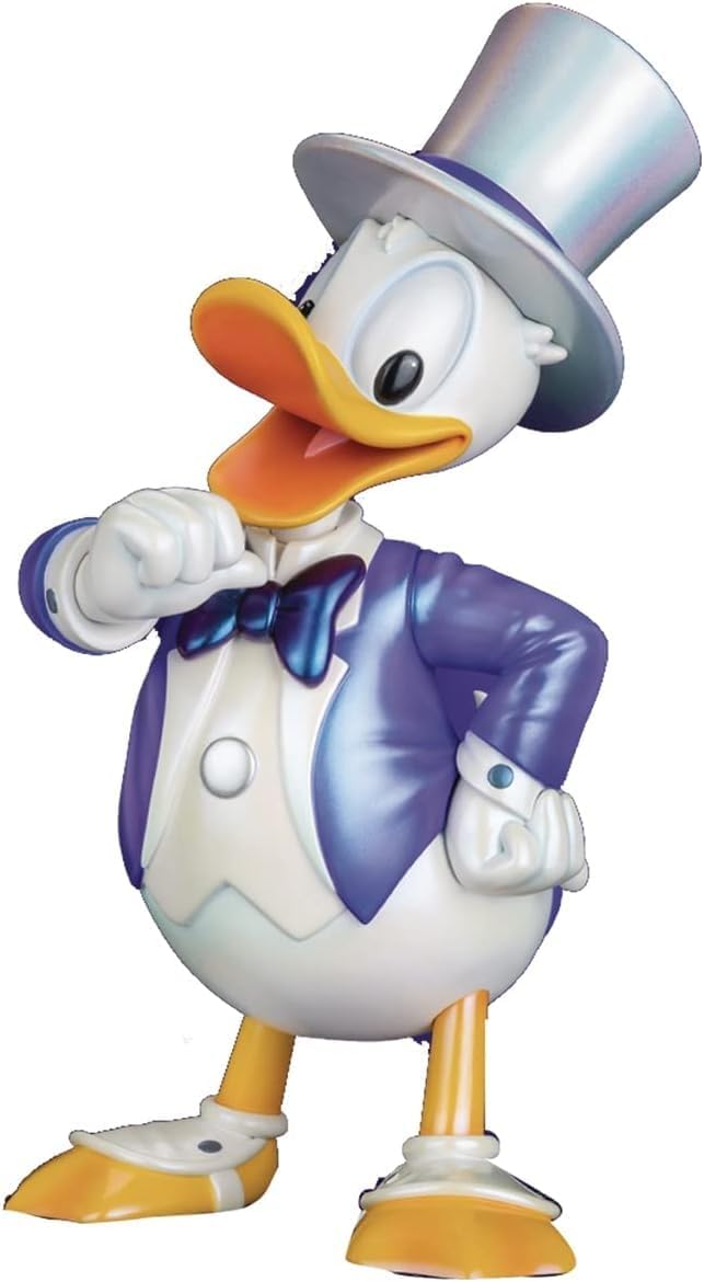 Beast Kingdom Toys Disney 100th Master Craft Tuxedo Donald Duck Statue (Platinum Ver.