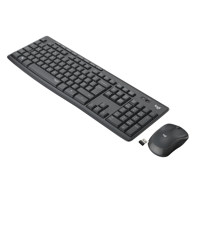 Logitech MK295 Silent Wireless Combo, QWERTY Italian Layout - Grey