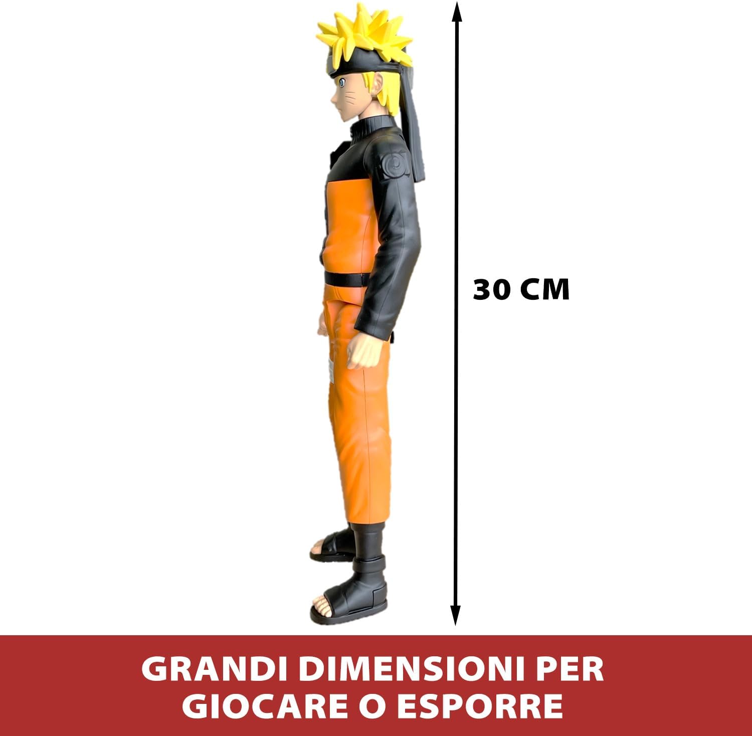Naruto: Bandai - Anime Heroes - Naruto Personaggio Mega 30 Cm