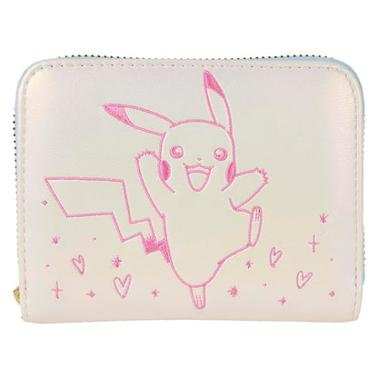 Loungefly Pokémon Pikachu Geldbörse mit umlaufendem Reißverschluss