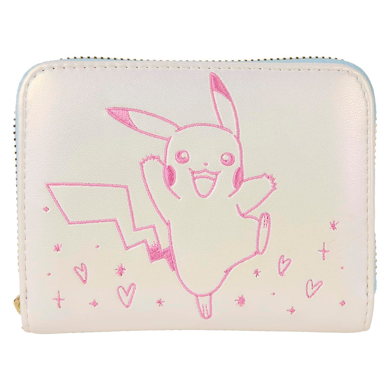 Loungefly Pokémon Pikachu Geldbörse mit umlaufendem Reißverschluss
