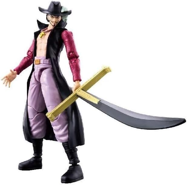 Bandai Anime Heroes: One Piece - Dracule Mihawk Action Figure (17Cm) (37053)