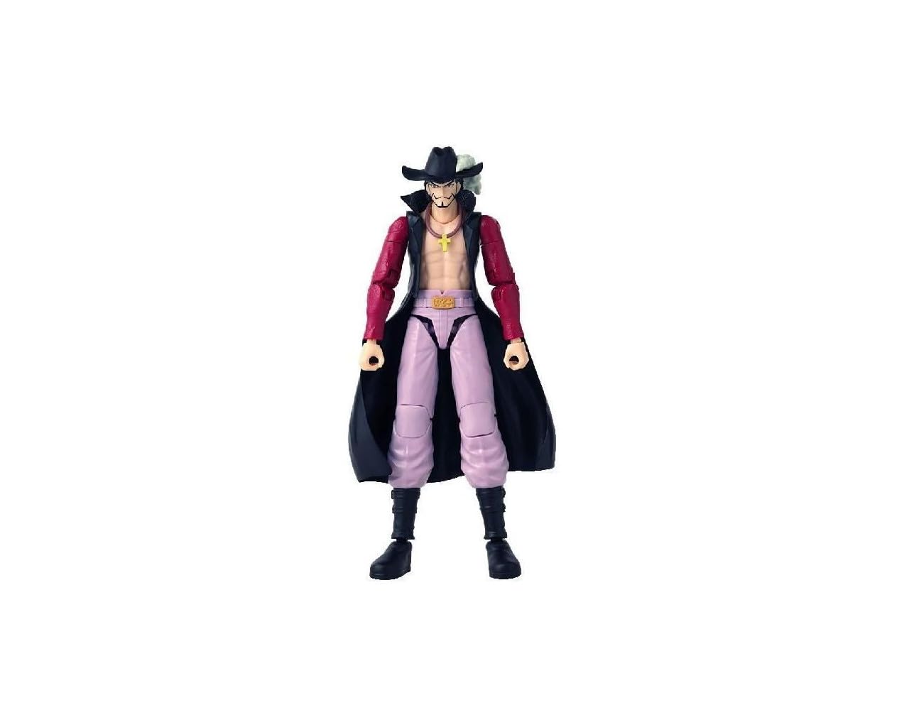 Bandai Anime Heroes: One Piece - Dracule Mihawk Action Figure (17Cm) (37053)