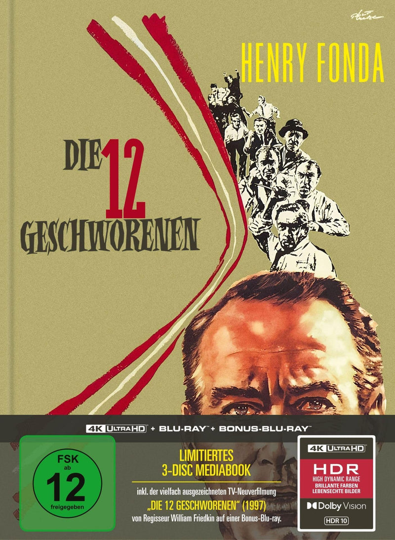 Die zwölf Geschworenen - Limitiertes Mediabook (4K Ultra HD Bonus
