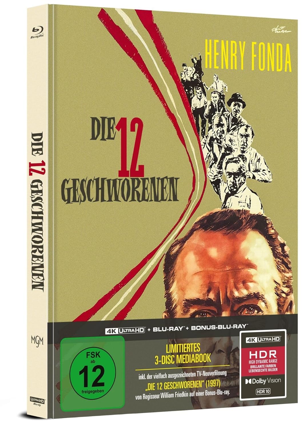 Die zwölf Geschworenen - Limitiertes Mediabook (4K Ultra HD Bonus