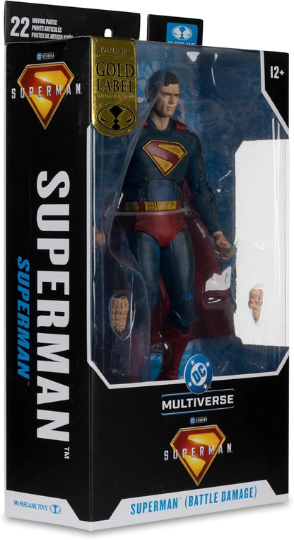 McFarlane Toys - Superman (2025) DC Multiverse Action Figure Superman (Battle Damaged) (Gold Label) 18 cm